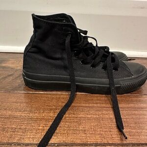 Converse All Black High-Top Sneakers
